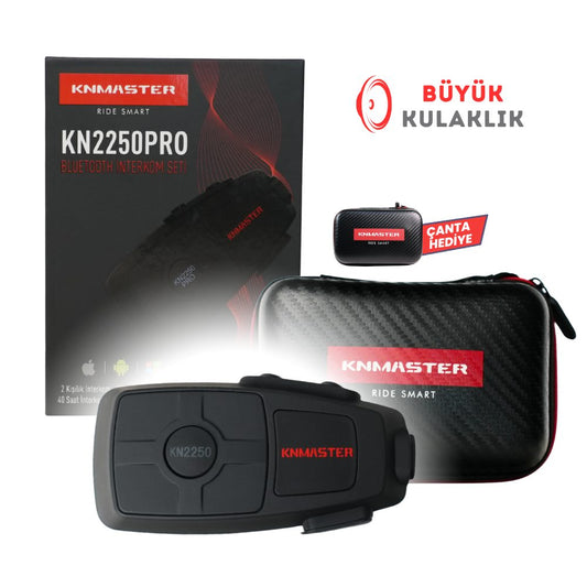 Knmaster KN2250 PRO Motosiklet İnterkom - MotoWing