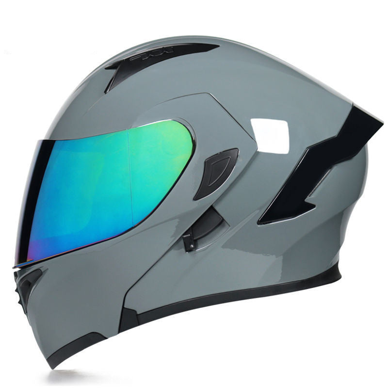 Yarım Yüz Kış Motosiklet Kaskı Lokomotif - MotoWing