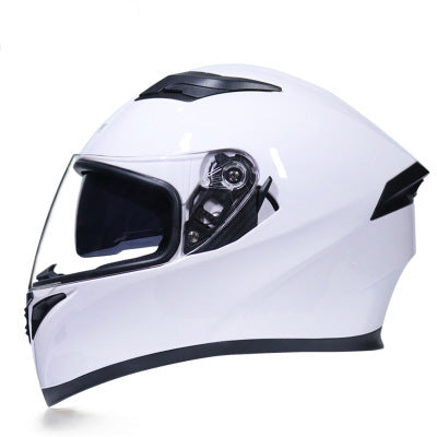 Tam Yüz Motosiklet Kaskı Çift Vizörlü Bluetooth - MotoWing