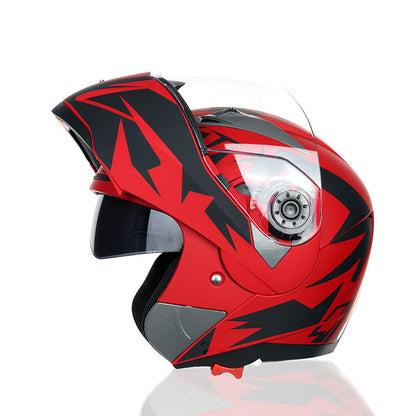 Tam Yüz Motosiklet Kaskı Çift Lens Buğu Önleyici - MotoWing