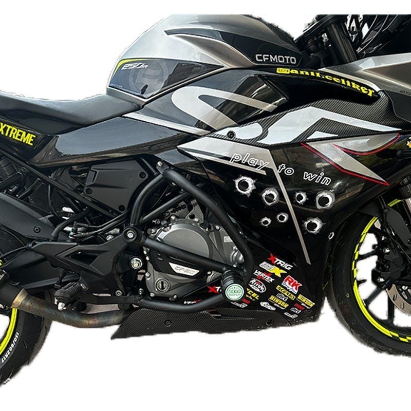 CF MOTO SR 250 2020 - 2024 UYUMLU MOTOR KORUMA DEMİRİ SİYAH
