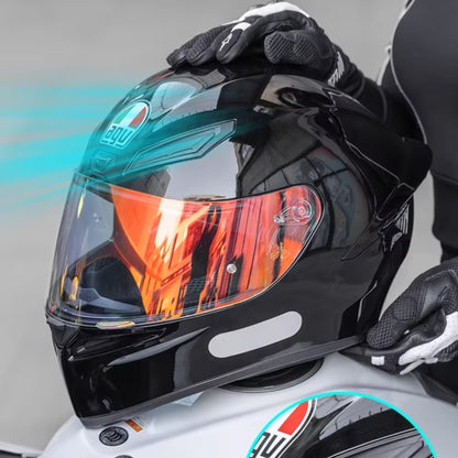 Hafif Yazlık Havalandırmalı Tam Yüz Motosiklet Kaskı - MotoWing