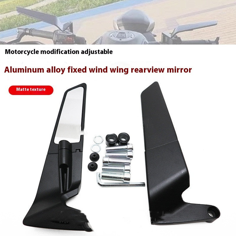 Motosiklet Siyah Universal Dikiz Aynası - MotoWing