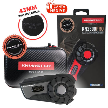 Knmaster KN2300 PRO Motosiklet İnterkom Bluetooth - MotoWing